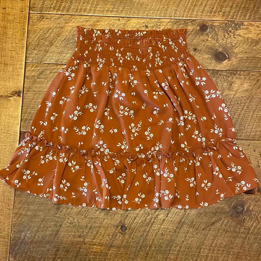 Lola Grace Floral Mini Skirt